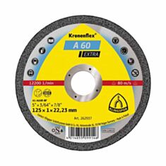 Круг відрізний по металу Klingspor Kronenflex А 60 Extra 262937 125*1,0*22,23 мм - фото