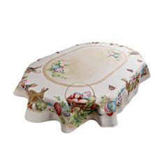 Скатертина гобеленова Прованс Веснянка oval 135*180 см - фото