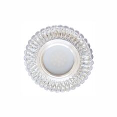 Светильник точечный Feron 7314 MR16 с LED подсветкой прозрачный - фото