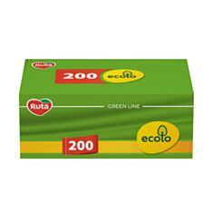 Серветки косметичні Ruta двошарові 200 шт - фото