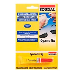 Клей мгновенный Soudal Cyanofix 84A 3 г - фото