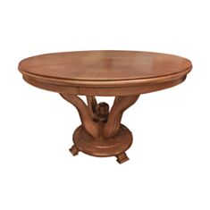 Стіл обідній розкладний Юрвіт Едельвейс 124,5*78 см лютофен П-45 - фото