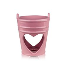 Аромалампа розовая ETERNA 2414-11,5 9,5*9,5*11,5см - фото