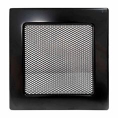 Решітка камінна 4FIRE 1717 OD 17*17 см чорна - фото