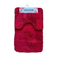 Набор ковриков для ванной и туалета Vezzer VZ0200Red красный - фото