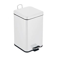 Відро для сміття Trento Slow Motion квадратне з педаллю 6 л - фото