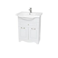 Тумба Aqua Rodos Классик напольная 65 см с умывальником New Klassik - фото