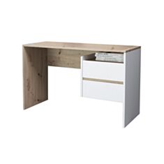 Письмовий стіл GF Paco PC 03 76*125*52 см дуб артісан білий - фото