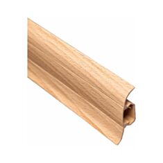 Плінтус ТІС ПЛГ-0006 з коекструзією бук орландо 56*18*2500 мм - фото