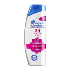 Шампунь-бальзам Head & Shoulders 2в1 Гладеньке та шовковисте 360 мл - фото