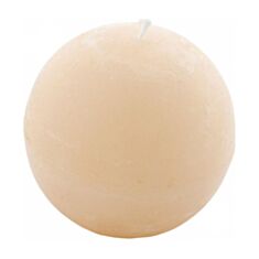 Свеча шар Candy Light Bo08/1-1.3 льняна - фото