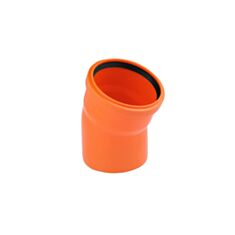 Коліно каналізаційне Rozma зовнішнє 22° 110 мм - фото