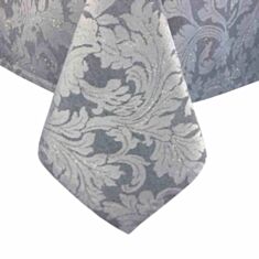 Скатертина Прованс Сяйво Сіре срібло 130*220 см - фото
