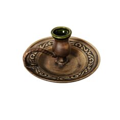 Подсвечник глиняный Керамикос Шляхтянский обновленный - фото