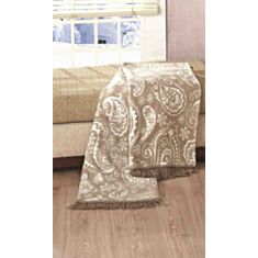 Плед Arya Paisley Stone Бавовна 150*200 - фото
