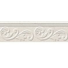 Плитка Golden Tile CREMA MARFIL Fusion фриз бежевый Н51571 30x9 - фото