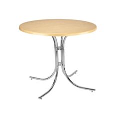 Стол SONIA alu D90 бук - фото