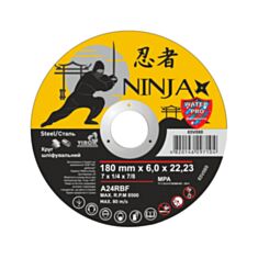 Диск шлифовальный по металлу тип 27 Virok 65V080 Ninja 180*22,23*6,0 мм - фото