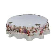 Скатертина гобеленова Limaso Round1153 Вифлеємське диво 160D - фото