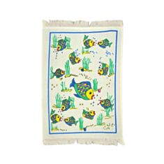 Рушник кухонний Akipek 138317 Риби велюр 40*60 - фото