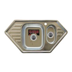 Кухонная мойка Platinum 9550D 0,8 мм 95*50 см декор - фото