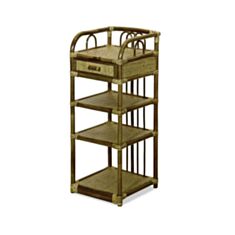 Столик журнальний 1307 Calamus Rotan оливковий - фото