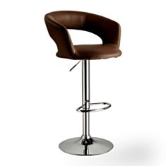 Стілець барний металевий C-328 Krokus коричневий - фото