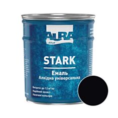 Емаль алкідна Aura Stark універсальна 90 чорна 2,8 кг - фото