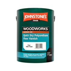 Лак для пола Johnstones Quick Dry Floor Varnish Satin полуматовый 2,5 л - фото