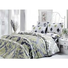 Комплект постільної білизни Romeo Soft Ranforce Hicaz gri 2 * 160 * 220 - фото