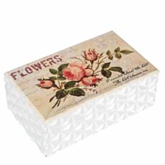 Дерев'яна скринька "Троянди" 125TP 16*10*7 см - фото