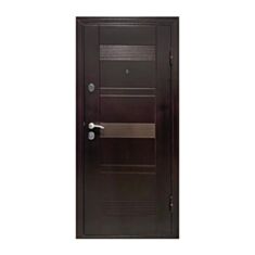 Двері металеві Міністерство Дверей Заощадь БЦ-132 Мідь 86*205 праві - фото