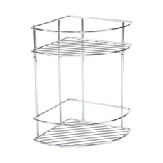 Полиця для ванни кутова AWD 2080045 2 ярусна - фото