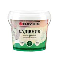 Фарба акрилова захисна Bayris Садівник біла 14 кг - фото