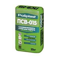 Самовыравнивающаяся смесь для пола Полипласт ПСВ-015 тонкослойная 25 кг - фото