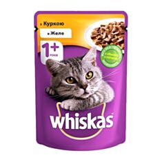 Корм для котів Whiskas Курка в желе 85 г - фото