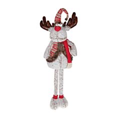 Игрушка новогодняя мягкая Олень BonaDi 752006 118 см - фото
