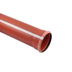 Труба каналізаційна Rozma зовнішня Sn2 200*4,2 мм 2 м - фото