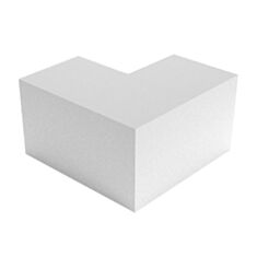 Угол кабель-канала Mutlusan 54-38-28 наружный 100*50 мм белый - фото