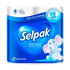 Рушники паперові Selpak 5012 4 шт - фото