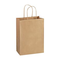 Пакет подарочный Гулливер крафтовый однотонный 30,5*23 см - фото