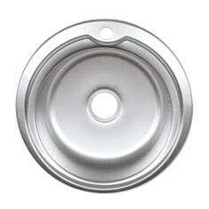 Кухонная мойка Platinum 510 51*51*17 см 0,8 мм декор - фото