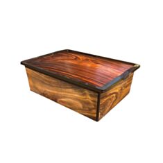 Коробка с крышкой Qutu Light Box Wood 25 л - фото