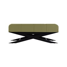 Банкетка DLS Растреллі оливкова - фото