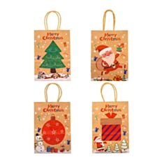 Пакет подарочный Elisey 9172-007 Подарки от Санты 15*21 см - фото