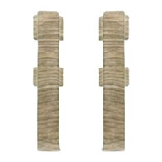 З’єднання для плінтуса Salag SG75 F0 дуб пісочний 2 шт - фото