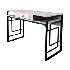 Стіл робочий Метал-Дизайн Квадро аляска/чорний - фото