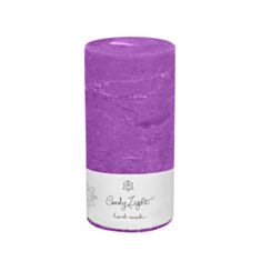 Свеча цилиндр Candy Light С05*10/1-4.2 вересковая - фото