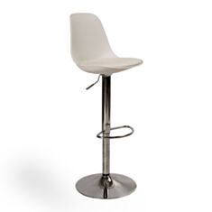 Стілець барний металевий C-303 білий - фото