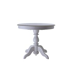 Стіл розкладний дерев'яний Тіроль RAL9003 D90 вільха - фото